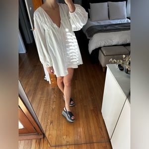 Sabo Skirt double layered mini dress/tunic shirt